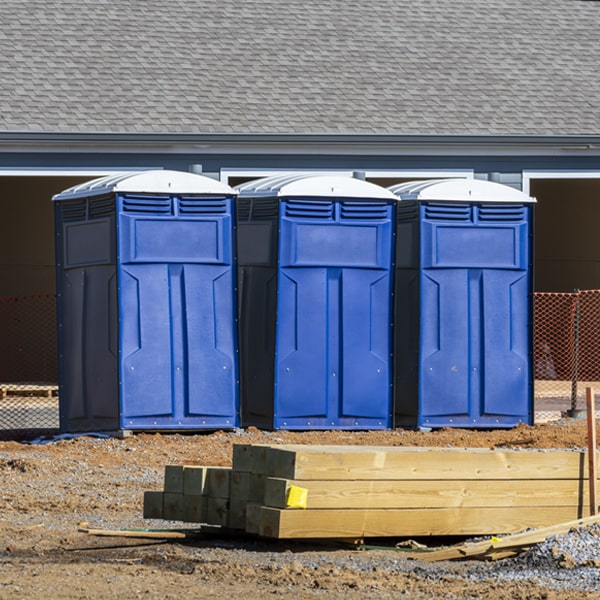 are there different sizes of portable toilets available for rent in Afton